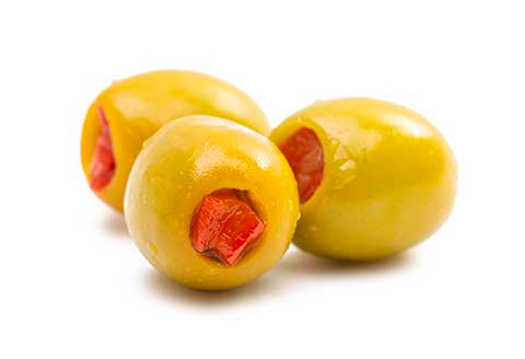 Pimento stuffed green olives