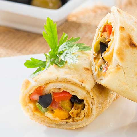 CHICKEN OLIVE KATHI ROLL