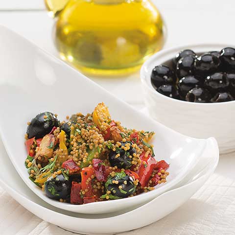 MILLET AND ROASTED SPANISH OLIVE SALAD