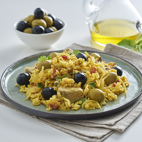 OLIVE AND JACKFRUIT BIRYANI