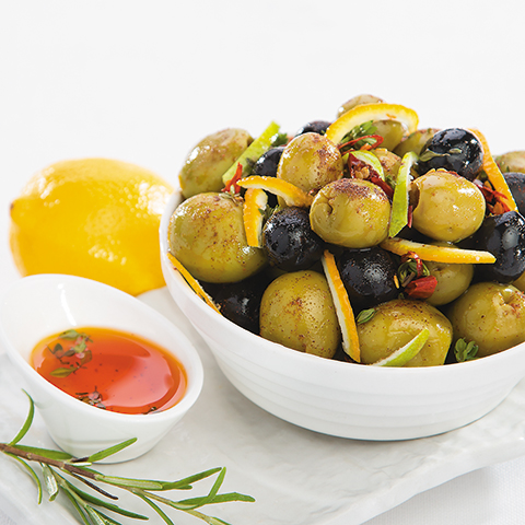 SPANISH MARINATED OLIVES